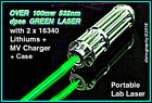 100mw532nm Shinzhou Laser Works Engineering Green High Intensity Visible Beam Rechargeable