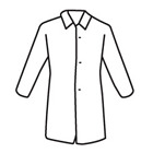 3718-xxl30 West Chester Posiub White Lab Coat No Pocket 662909371836