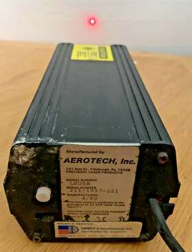 Aerotech Ls05r Model 1 Milliwatt Helium-neon Laser 110vac