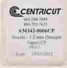 Am343-006cp Centricut Nozzle 1.2mm Straight Taper For Amada Laser 3pcs New