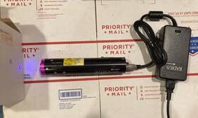 Coherent 1053310/af 405 Radius 407nm/4mw Laser With Power Supply And Focus Tool