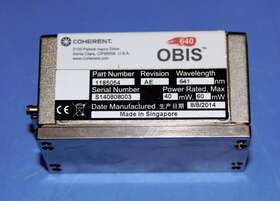 1185054 Coherent Obis Lx 640 Continuous Wave Solid State Laser 641nm 40mw