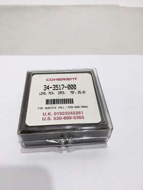 34-3517-000 Coherent New 25.4mm Diamter Calcium Fluoride Plano Convex Lens Pcx 75mm Focal Length