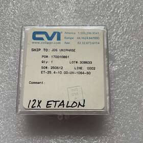 Cvi Et-25.4-10.00-uv-1064-30 Melles Griot Etalon