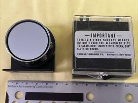 60.2125 Edmund Scientific Vintage Edmond First Surface Mirror 40mm Diameter 60.2125 Edmund Scientific Vintage Edmond First Surface Mirror 40mm Diameter