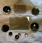 Edmund Scientific Assorted Optic Lenses Beam Splitters Prism And Large