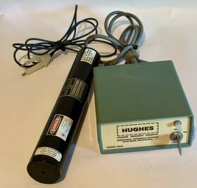 322h-pc Hughes Laser With 5020 Power Supply Interlock And Key Tested