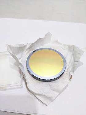 420-01 Ii-vi Coherent 0531 Trz Coated Silicon Reflector 2.5 Inch Diameter X .250 Thick 45