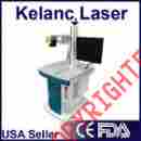 Kcf-10wc Kelan C 10w Fiber Optic Marking Marker Engraving Laser With Cabinet Fda New