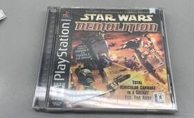 Lucasarts Slus-01183 Star Wars Demolition Sony Playstation Ps1 Cib Complete Black Label 2000 Game