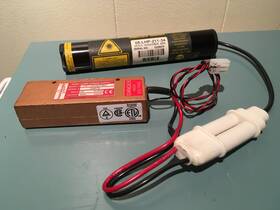 Melles Griot 05-lhp-211-34 Helium Neon Laser With Drive Power Supply