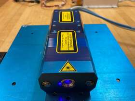 Ldm440.20.cwa.l Omichron Omicron Deep Blue Diode Laser 440 Nm 20mw Wavelength Stabilized With Tec Tem 00