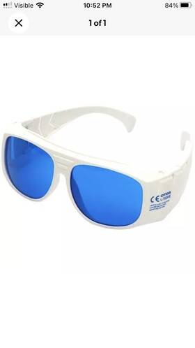 L-702he Otos Laser Eye Protector Glasses