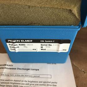 N305-0634 Perkin Elmer Edl System 2 Element Hg Lart- 305-0634