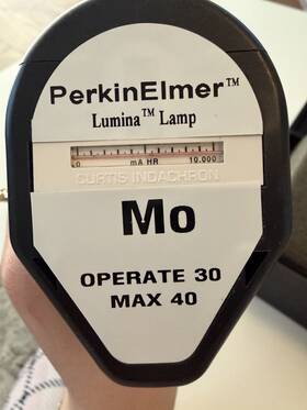 N305-0146 Perkinelmer Lumina Hollow Cathode Lamp For Physical And Biological Labs
