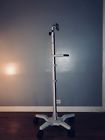 Polymount Gcx Vhrs Adjustable Height Roll Stand Medical Monitor Station