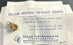 Texas Instruments Inc Snx-110 Gaas Ir Led With Dome-shaped Diode