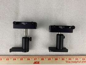 Fp02 Thorlabs Plate Holder 3.0 Inch Wide Holds Plates Up To 0.58 Thick Lot Of 2