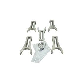 Pf175b Thorlabs Lot Of 5 Clamping Forks For 1.85 Inch Pedestal Bases With Hardware