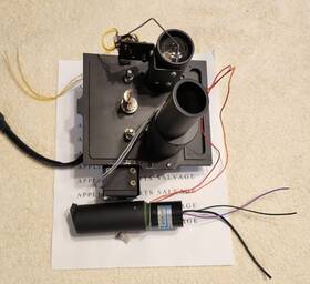E717-47 Varian Cary 3 R928-14 Cary3 Lamp Assembly Including In Socket All Untested