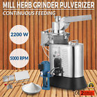Xxznj00228 Vevor Automatic Continuous Herb Grinder Mill Pulverizer Durable 398695395304