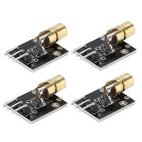 Ywbl-wh 747333919899 4 Pcs 3 Pin 650nm Red Laser Transmitter Module Dot Diode Copper Head Sensor M