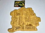 Phoenix Az Bamboo Cutting Board Laser Engraved Serving Tray Southwest Decor. Fixed Price $19.95.