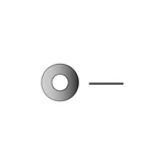 Seachoice SC31393 Flat Washer, #6, .032" Thick, Od 3/8". Fixed Price $11.52.