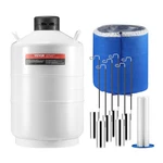 Vevor Liquid Nitrogen Tank 20 Aluminum Alloy LN2 Container Dewar 6 Canisters. Fixed Price $329.99.