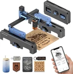 T1-P Laser Engraver 3000MW, App Control, Foldable Design With Height Extension. Fixed Price $194.87.