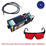 15W Focusable Blue Laser Module Head 15000MW For Cnc Engraving Cutter Machine. Fixed Price $154.20.
