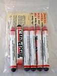 Vintage Mark-tex Pen Ball Point Industrial Markers Set Of 6. Fixed Price $59.95.