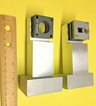 Newport MFM-075 Flexure Industrial Optical On Aluminum Mounts -lot Of 2. Fixed Price $36.75.