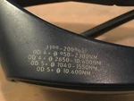 Honeywell Encore Laser Glasses Green Polymer Lenses Od 5+ 10,600NM. Fixed Price $100.00.