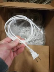 Lamp Cord Replacement 18 Awg SPT-1 Wire White 5FT 70" 10A 125VAC Power Line. Fixed Price $9.00.