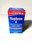 Naphcon Alcon Eye Drops - 15ML. Fixed Price $19.95.