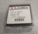 Lambda Research Optic Lens 105-0025 Rev.h S1: C51091018 (hhs) S2:C34090518 (dar). Fixed Price $74.66.