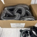 Fulton 1/2 20' Ultra Flex Clear-vue Heavy Duty Pvc Hose Usa! Clamps New. Fixed Price $34.99.