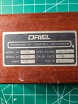 Oriel Newport Standard Of Spectral Irradiance Light Source Model 63356. Fixed Price $699.99.