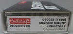 Coilcraft Designer's Kit C324B-2 Surface Mount Inductors 0603CS Series (1608). Fixed Price $74.95.