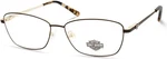 Harley Davidson HD0560 Black 002 Metal Optical Eyeglasses Frame 53-14-140 Rx. Fixed Price $99.60.