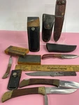 Vintage West Cut Colonial Folding Pocket Knife Barlow Case Collection Leather +. Fixed Price $45.00.