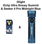Olight Seeker 4 Pro Midnight Blue Cw & Oclip Ultra Snowy Summit Clip-on. Fixed Price $151.98.