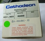 Cathodeon 9551-0023 Deuterium Lamp (R4S10.6B1). Fixed Price $372.83.