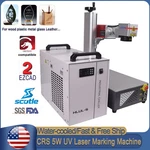 Crs 5W Uv Laser Marking Machine Leather Glass Wood Acrylic Metal Engraver Marker. Fixed Price $1799.00.