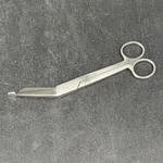 Jarit 100-526 Lister Bandage Round Ring Handles Curved Up Scissors 7.25" (used). Fixed Price $50.00.