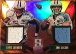 2013 Panini Spectra Combo Materials Red C.johnson/j.locker #14 24/25. Fixed Price $14.45.