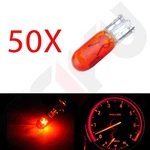 50PCS 17 18 58 70 73 74 T5 Yellow Halogen Bulbs For Dashboard Gauge Light 12V. Fixed Price $10.51.