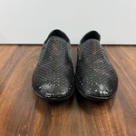Stacy Adams Men 12 Black Perforated Slip On Driving Shoes Breathable Summer. Fixed Price $20.00.