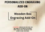 Apollo Bands High-quality Personalized Laser Engraving Services For Wooden Box. Fixed Price $20.00.